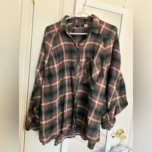 UO BDG Plaid Flannel, M